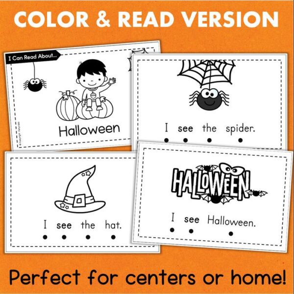 Halloween kindergarten reader